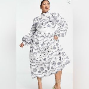 ASOS eyelet dress